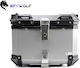 Spywolf SpyWolf Space-S Motorrad-Topcase Aluminium 45lt Silber