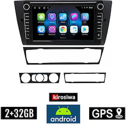 Kirosiwa Ηχοσύστημα Αυτοκινήτου για BMW E90 / E91 / E92 / Σειρά 3 (E91) / Σειρά 3 2005-2012 (Bluetooth/USB/WiFi/GPS) με Οθόνη Αφής 8"