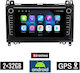 Kirosiwa Sistem Audio Auto pentru Mercedes-Benz Clasa B (W245) 2005-2012 (Bluetooth/USB/WiFi/GPS/Apple-Carplay/Android-Auto) cu Ecran Tactil 8"