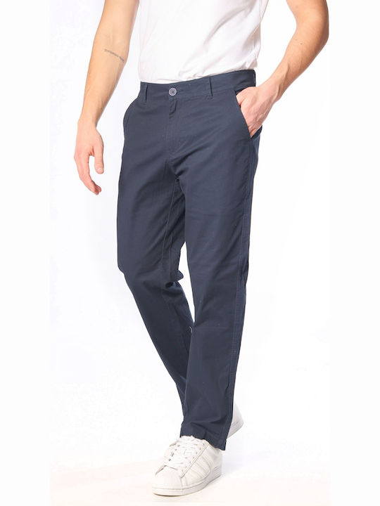 Paco & Co Men's Trousers Chino Navy Blue