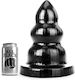 All Black Triple Pleasure Πρωκτική Σφήνα Large Μαύρη
