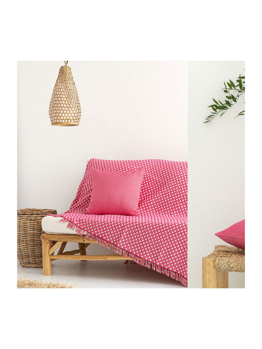 Palamaiki Ριχτάρι Τετραθέσιου Καναπέ Melo 180x320εκ. Fuchsia