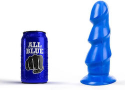 All Blue Triple Wand Anal Dildo Blue