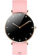 Vogue Astrea Stainless Steel 43mm Smartwatch με Παλμογράφο (Ροζ)