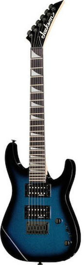 Dinky Minion JS1X Elektrische Gitarre Stratocaster mit HH Tonabnehmerkonfiguration Metallic Blue Burst