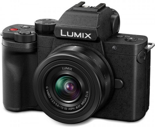 Panasonic Lumix DC-G100 Безогледален Фотоапарат Комплект (G Vario 12-32mm F3.5-5.6 Asph. Mega OIS) Черна