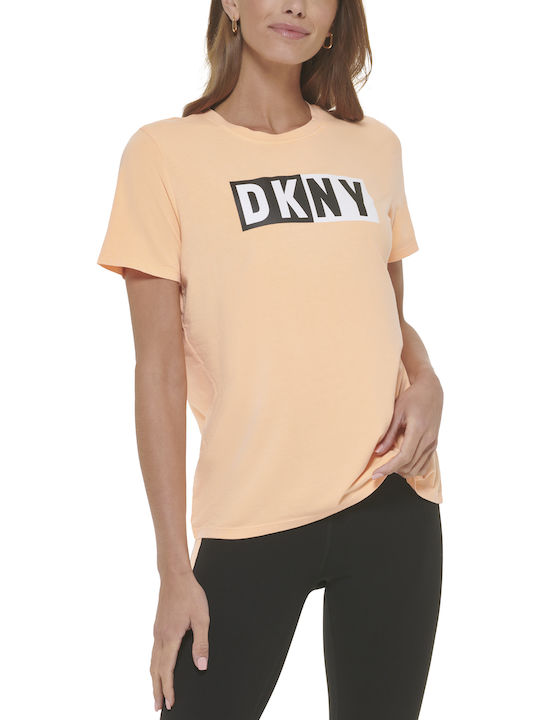 DKNY Women's T-shirt Yellow