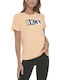 DKNY Damen T-shirt Gelb