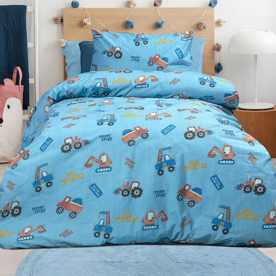 Beauty Home Single Set Factory Art 6216 Light Blue 170x260cm Beauty Home Single Set Factory Art 6216 Light Blue 170x260cm