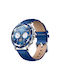 DAS.4 SQ22 Smartwatch με Παλμογράφο (Μπλε)