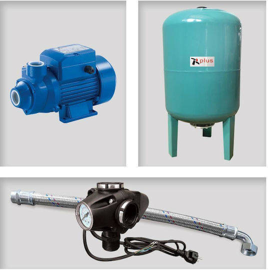 Plus 303519 Single Phase Water Pressure Pump with Vertical 100 Litre Container 1hp