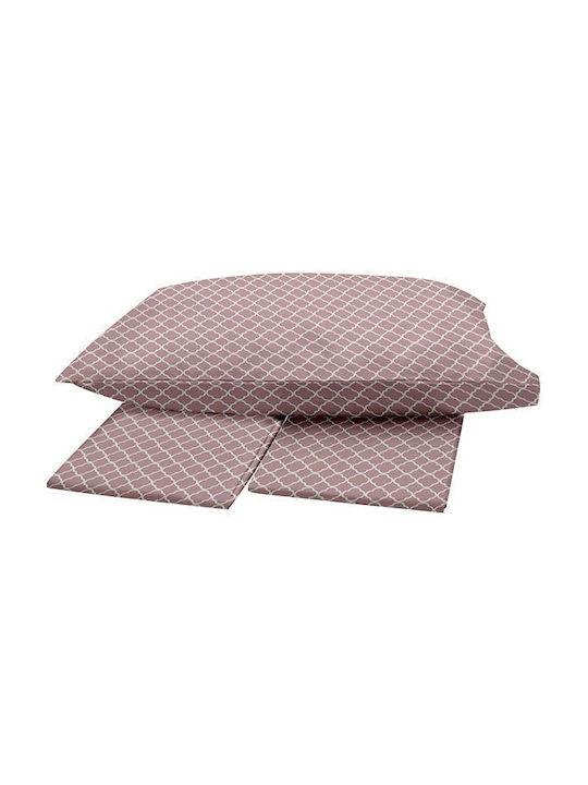 Sunshine Sheet Sets Double 200x250cm. Pink 4pcs