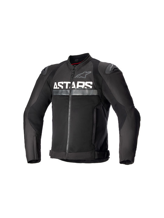 Alpinestars Smx Air Καλοκαιρινό Ανδρικό Μπουφάν Μηχανής Μαύρο