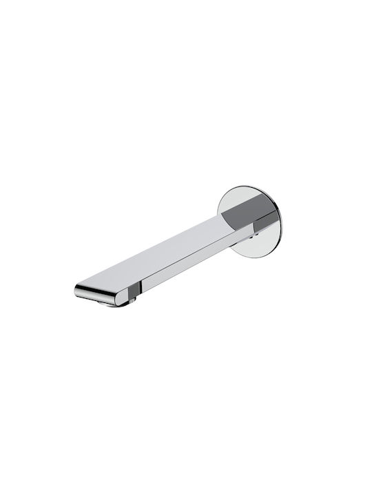 Orabella Built-In Tap for Bathroom Sink with 1 Exit Silver