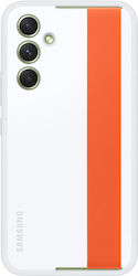 Samsung Slim Strap Cover Back Cover Silicon Alb...