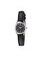 Casio Watch Battery with Black Leather Strap