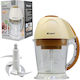 Wngreat Mini Tocător Multi 600W cu Recipient 2L Bej