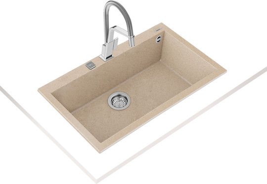 Teka Forsquare 72.40 TG 115230002 Drop-In Sink Synthetic Granite W79xD50cm Avena
