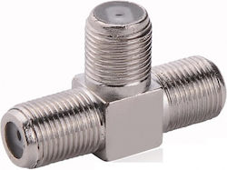 Jager A130B F-Connector male σε F-Connector 2x female Jager A130B F-Connector male σε F-Connector 2x female