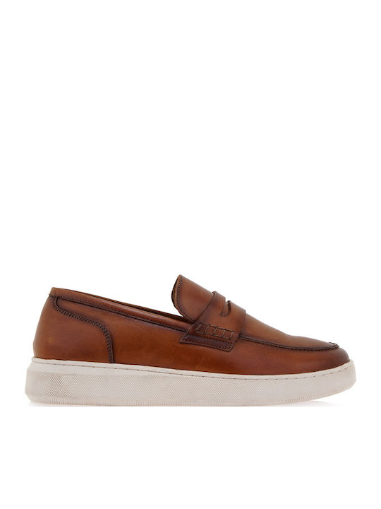 Δερμάτινα Ανδρικά Loafers Tan Cow Sara