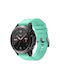 Buckle Armband Silikon Cyan (Garmin Fenix 5/5 Plus/6/6 Pro/7/935/945)