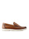 Δερμάτινα Ανδρικά Loafers Tan Cow Crust