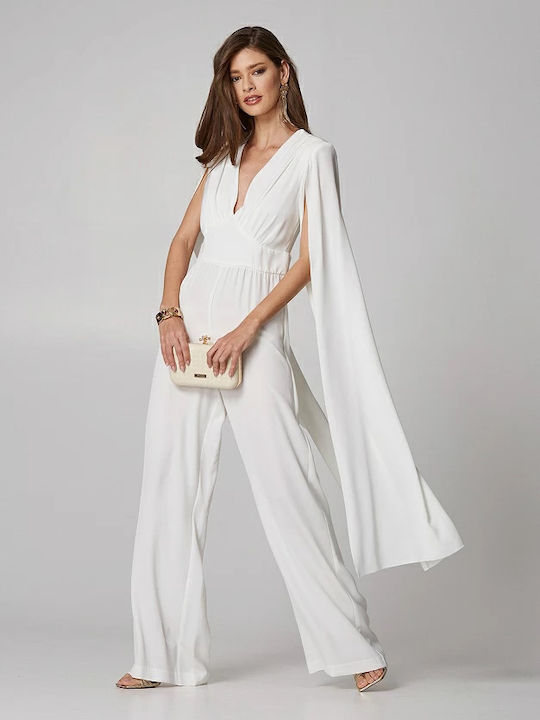 Lynne Women's Sleeveless Jumpsuit White