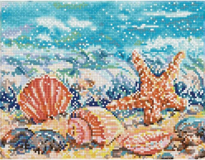 Diamond Dotz Summertime Beach Canvas Diamond Painting Kit SD4.413