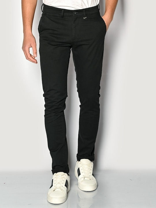 Brokers Jeans Men's Trousers Chino Elastic Black