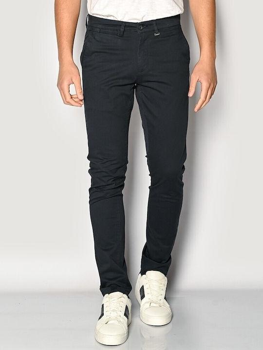 Brokers Jeans Ανδρικό Παντελόνι Chino Navy Μπλε