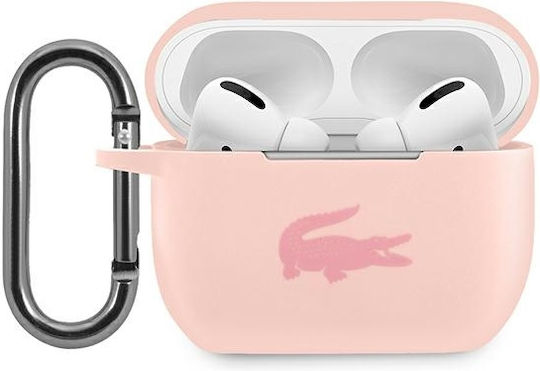 Lacoste Калъф в Розов цвят за Apple AirPods Pro