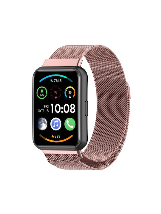 Milan Strap Stainless Steel Pink (Huawei Watch Fit 2) EDA003301901H