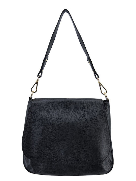 Leather 100 WOMEN'S LEATHER BAG CODE: 33-BAG-2402-14 (BLACK)