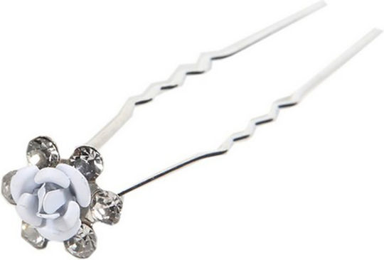 Ro-Ro Accessories Silver Rhinestone Hair Pin 1.2cm