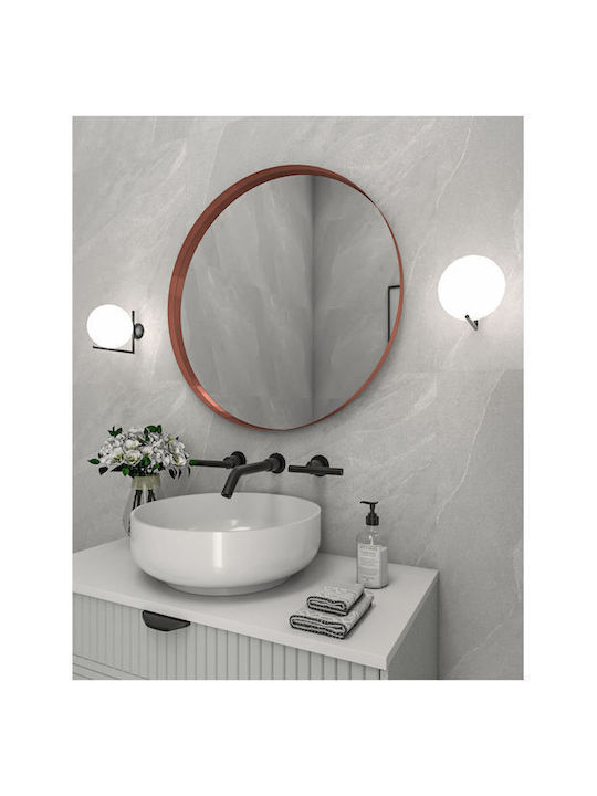 Καθρέπτης Project Mirrors Iron Circle Slim Στρογγυλός Φ55 - White