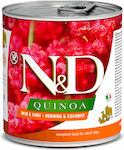 Farmina N&D Quinoa Wet Food Dogs in Cans with Meat and Vegetables Grain-Free 6x285gr A53-