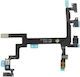 Flex Cable with Volume Keys in Black colour for iPhone SE
