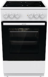 Gorenje Ελεύθερη με Κεραμικές Εστίες Λευκή GEC5A41WG Gorenje Ελεύθερη με Κεραμικές Εστίες Λευκή GEC5A41WG