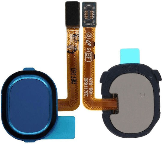 Flex Cable with Fingerprint in Blue colour for Galaxy A30