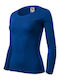 Malfini Women's Long Sleeve Promotional Blouse Blue