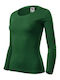 Malfini Women's Long Sleeve Promotional Blouse Green