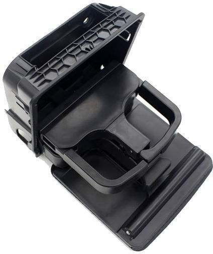 Car Cup Holder Foldable 2 Positions for AC Vents for VW Jetta 5 2005-2010 in Black Color