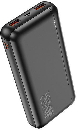 Lamtech Power Bank 20000mAh 22.5W με 2 Θύρες USB-A και 2 Θύρες USB-C Power Delivery / Quick Charge 3.0 Μαύρο
