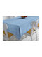 Dimcol Față de masă Din Bumbac Blue 140 albastru cer 140x140cm