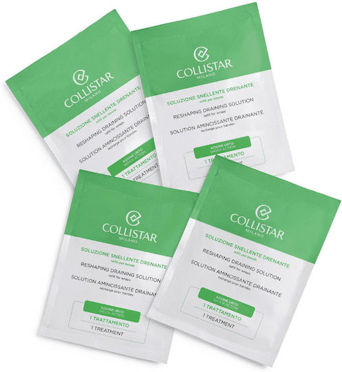 Collistar Reshaping Draining Solution For Wraps Patch για Λιποδιάλυση & Σύσφιξη 4x100ml Refill 400ml
