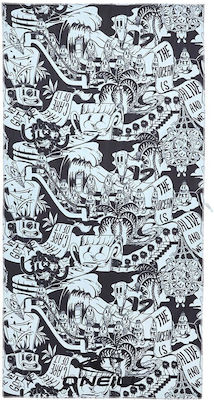 O'neill Quick Dry Beach Towel Black 140x70cm.