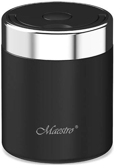 Maestro Δοχείο Φαγητού Μαύρο 500ml