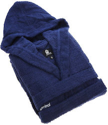 Admiral Kids Hooded Bathrobe Blue