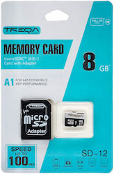 Treqa SD-12 SDHC 8GB Klasse 10 U1 A1 UHS-I