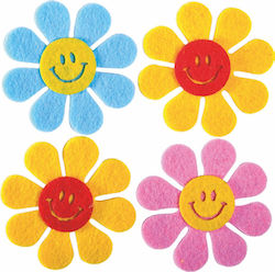 Statovac Blumen Smile 75mm Filz 4τμχ J-137305